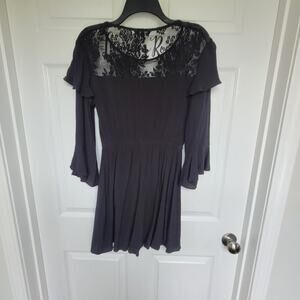 Express Black Lace Mini Dress Women's Size Small